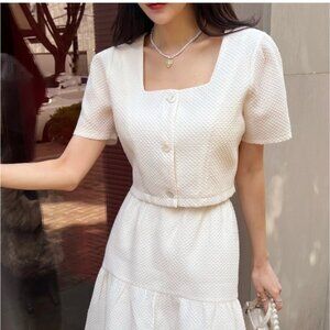 DAZY Top and Skirt Set (Size Medium)